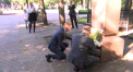 Depuneri de flori cu prilejul sarbatorii nationale „Limba noastra cea romana” - VIDEO
