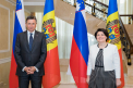 Natalia Gavrilita a avut o intrevedere cu presedintele Sloveniei, Borut Pahor, aflat intr-o vizita oficiala in Republica Moldova - FOTO