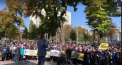 Protest in capitala. Socialistii si comunistii au iesit la protest in sustinerea lui Stoianoglo - VIDEO 