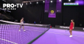 Tenismena Jaqueline Cristian a avut parte de o aparitie spectaculoasa la competitia de la Cluj-Napoca - VIDEO