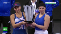Romanca Irina Bara a cucerit primul titlu din cariera profesionista, invingand in finala de dublu de la Transylvania Open - VIDEO