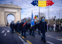 Parada militara de 1 Decembrie organizata de Ziua Nationala a Romaniei. Klaus Iohannis a depus o coroana de flori - FOTO/VIDEO