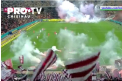 Microbistii cluburilor FCSB si Rapid Bucuresti au facut un adevarat spectacol pirotehnic pe Arena Nationala - VIDEO 