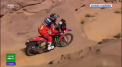 Doi piloti din Africa de Sud au oferit un final de cursa dramatic in cadrul etapei a noua a raliului Dakar, la clasa auto - VIDEO