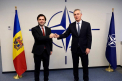 Ministrul de Externe, Nicu Popescu s-a intalnit cu  Jens Stoltenberg, secretarul general al NATO, la Bruxelles