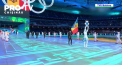 Imbracati in negru din cap pana in picioare cei doi reprezentanti ai Moldovei au participat la ceremonia de deschidere a Jocurilor Olimpice de iarna - VIDEO