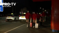 Fotbalistii clubului Braga au ajuns in Moldova. Imbracati in echipament sport, in nuantele specifice formatiei portugheze, si cu masti pe fata, fotbalistii au urcat rapid in autocar - VIDEO
