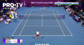 Simona Halep a fost eliminata din primul tur al turneului WTA din Qatar - VIDEO