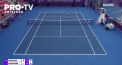 Tenismena Jaqueline Cristian a abandonat meciul din turul doi al competitiei WTA din Dubai, din cauza unei accidentari - VIDEO