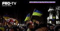Din intreaga lume vin mesaje de sustinere fata de ucraineni. Manifestatii de amploare au avut loc in Statele Unite, Irlanda, Italia si Rusia. Oamenii au scandat si au intonat imnul Ucrainei - VIDEO