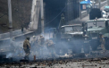 Imaginile teribile ale razboiului din Ucraina: locuinte distruse, protestele localnicilor impotriva ocupantilor rusi si pregatirile de impact - VIDEO