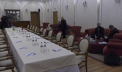 Imagini in direct din sala unde vor avea loc negocierile ruso-ucrainene - VIDEO