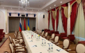 Sala unde incearca sa negocieze Rusia si Ucraina. Delegatiile se intalnesc luni dimineata, in a cincea zi de razboi - FOTO