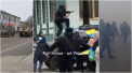 Ucrainenii de rand se opun blindatelor si ataca masinile rusilor intr-un oras din estul tarii - VIDEO 