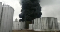 Cum arata orasul Cernigov dupa bombardamentele din ultimele 24 de ore. Astazi, acolo a fost incendiat un depozit de petrol, iar un nor gros de fum s-a ridicat deasupra orasului - VIDEO