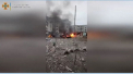 Noi imagini cu blocuri distruse in bombardamentul din Borodyanka. Autoritatile spun ca e posibil ca in ele sa fi fost inca oameni - VIDEO