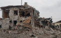 30 de case, distruse de rachete rusesti in Ovruch, regiunea Jitomir - GALERIE FOTO