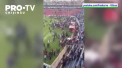 Un meci de fotbal din campionatul Mexicului a fost intrerupt din cauza unei batai generale dintre suporterii care au invadat terenul de joc - VIDEO 
