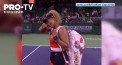 Tenismena Naomi Osaka a plans in timpul unui meci de la Indian Wells - VIDEO