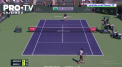 Tenismenul Daniil Medvedev, care evolueaza sub steag neutru, a fost eliminat din al treilea tur de la Indian Wells - VIDEO