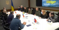 Primii lideri straini care viziteaza Kievul de la invazia rusa, intr-un gest de solidaritate. Zelenski: Vizita este un semn puternic de sprijin - VIDEO
