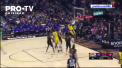 Baschetbalistul LeBron James a bifat o tripla-dubla in tricoul clubului Los Angeles Lakers - VIDEO