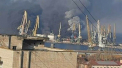 Portul din Berdeansk este in flacari. Majoritatea incendiilor de langa Cernobil au fost stinse - VIDEO