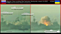 O mare nava ruseasca de desant, lovita in portul Berdyansk de catre Ucraina - FOTO/VIDEO