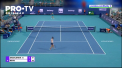 Tenismena Irina Begu a produs surpriza zilei la Open-ul de la Miami - VIDEO