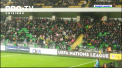 Cei peste sapte mii de fani din tribunele stadionului Zimbru s-au inarmat cu steaguri si lozinci pentru a-si sustine favoritii - VIDEO