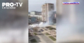 O manifestatie pro-Ucraina organizata astazi in orasul, Energodar controlat de Rusia a fost inabusita cu focuri de arma si explozii - VIDEO