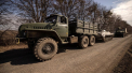 Rusii transporta masini de spalat si alte bunuri furate din Ucraina in camioane care merg spre Belarus - FOTO