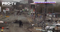 26 de cadavre au fost gasite sub doua cladiri din orasul  Borodianka, preluat recent de ucraineni de la rusi - VIDEO