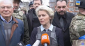 Ursula von der Leyen si Josep Borrell au mers la Bucha, locul atrocitatilor comise de rusi in Ucraina - VIDEO