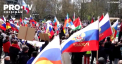 Rusii din Germania au iesit la proteste in acest weekend. Acestia au fluturat steagul Federatiei Ruse la Frankfurt si Hanovra si s-au plans ca se simt discriminati - VIDEO