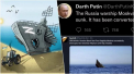 Val de ironii pe internet dupa atacul asupra crucisatorului Moskva: De la „a interceptat cu succes doua rachete ucrainene” la „a fost promovata ca submarin”