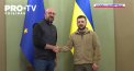Presedintele Consiliului European, Charles Michel, l-a asigurat pe presedintele ucrainean, Volodimir Zelenski, ca UE va face tot ce ii sta in putere pentru ca Ucraina sa castige razboiul - VIDEO