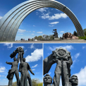 La Kiev a inceput demolarea monumentului „Prietenia Popoarelor”, simbolul reunificarii dintre poporul rus si cel ucrainean - VIDEO