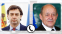 Nicu Popescu a discutat cu ministrul pentru Europa si Afaceri Extrene al Frantei despre incidentele din regiunea transnistreana