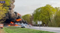 Accident grav in vestul Ucrainei: 27 de morti dupa ce un autobuz plin cu pasageri s-a ciocnit cu un camion si a luat foc