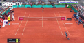 Revenit dupa o pauza de aproape doua luni, tenismenul Rafael Nadal a debutat cu o victorie la turneul de la Madrid - VIDEO