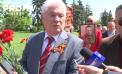 Cum raspunde Voronin, intrebat ce va face daca va fi amendat din cauza ca a purtat panglica Sfantului Gheorghe la marsul Victoriei: „Nu aici si nu acum” - FOTO/VIDEO