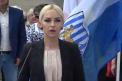 Marina Tauber si-a adus sustinatorii in fata primariei din Balti: „Am depus un dosar la CEDO pentru ca am fost scoasa din cursa electorala pentru functia de primar” - VIDEO