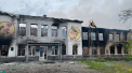 Ucrainenii ii acuza pe rusii ca au lovit o scoala din regiunea Donetk cu bombe cu fosfor alb - FOTO