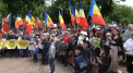 Membrii PSRM au organizat un miting in fata Parlamentului - VIDEO