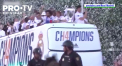 Real Madrid a sarbatorit victoria din Liga Campionilor pe strazile din capitala Spaniei - VIDEO