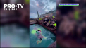 Pilotul Sergio Perez a dat o petrecere la piscina, dupa ce si-a adjudecat victoria la Marele Premiu al Principatului Monaco din Formula 1 - VIDEO