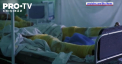 Coridoarele slab iluminate, ferestrele acoperite de saci de nisip, toate adaugand sentimentul unui spital militar pe timp de razboi - VIDEO
