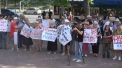 Au iesit din nou la protest. PCRM si SOR - nemultumiti de cresterea preturilor la energia electrica - VIDEO