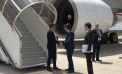 Presedintele Frantei, Emmanuel Macron, a ajuns pe Aeroportul International Chisinau. A fost intampinat de ministrul Afacerilor Externe, Nicu Popescu